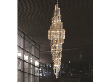 CRISTALLI 5051 - Glass pendant lamp by Patrizia Volpato - view 2